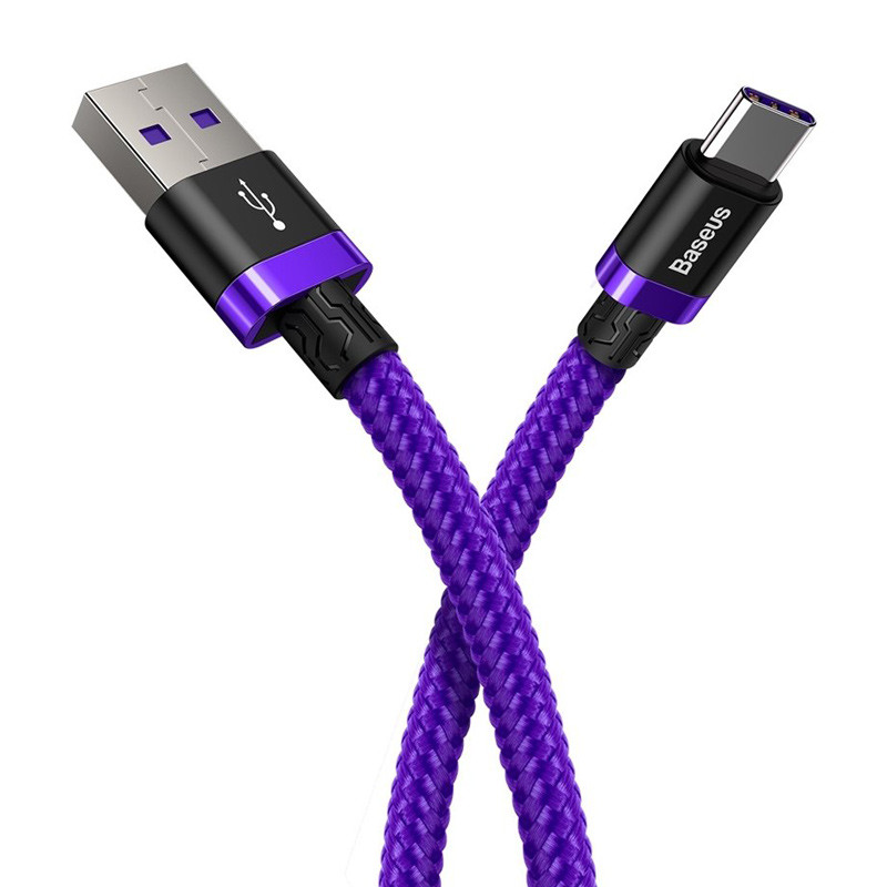 کابل فست شارژ Baseus CATZH-AV1 QC3 Type-C 5A 1m