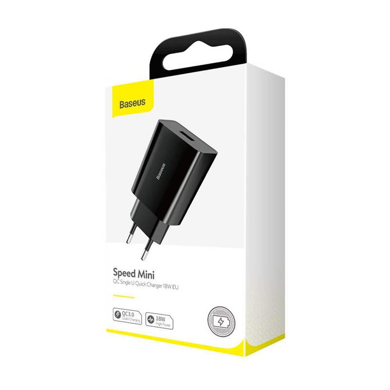 شارژر دیواری فست شارژ Baseus CCFS-W01 QC3