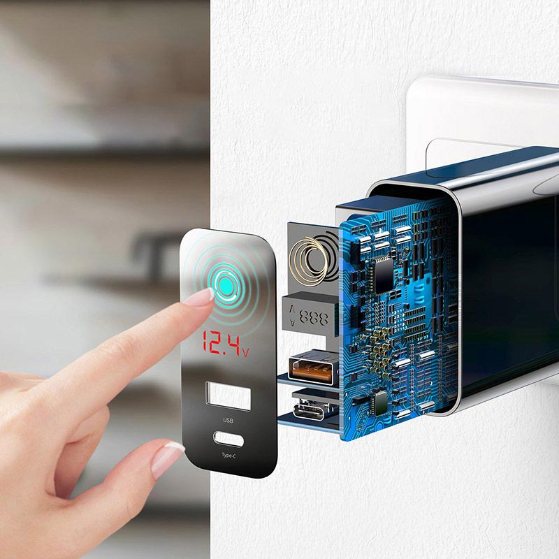 شارژر دیواری فست شارژ Baseus CCFSEU907-01 QC3