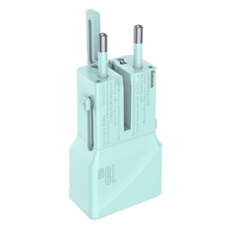 شارژر دیواری فست شارژ Baseus CCTY QC3 18W