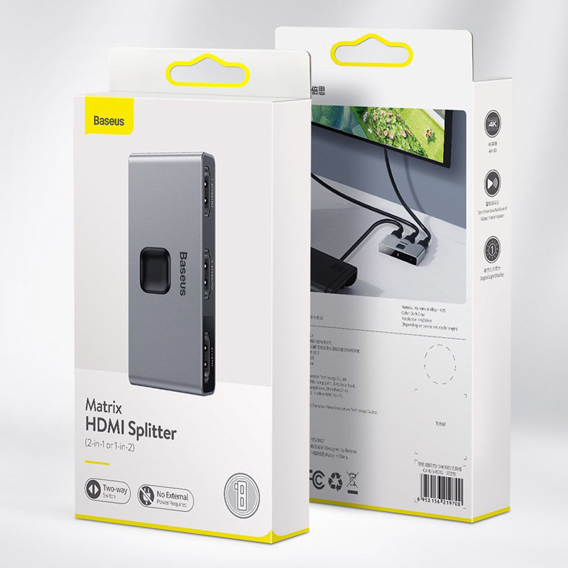سوییچ Baseus Matrix CAHUB-BC0G