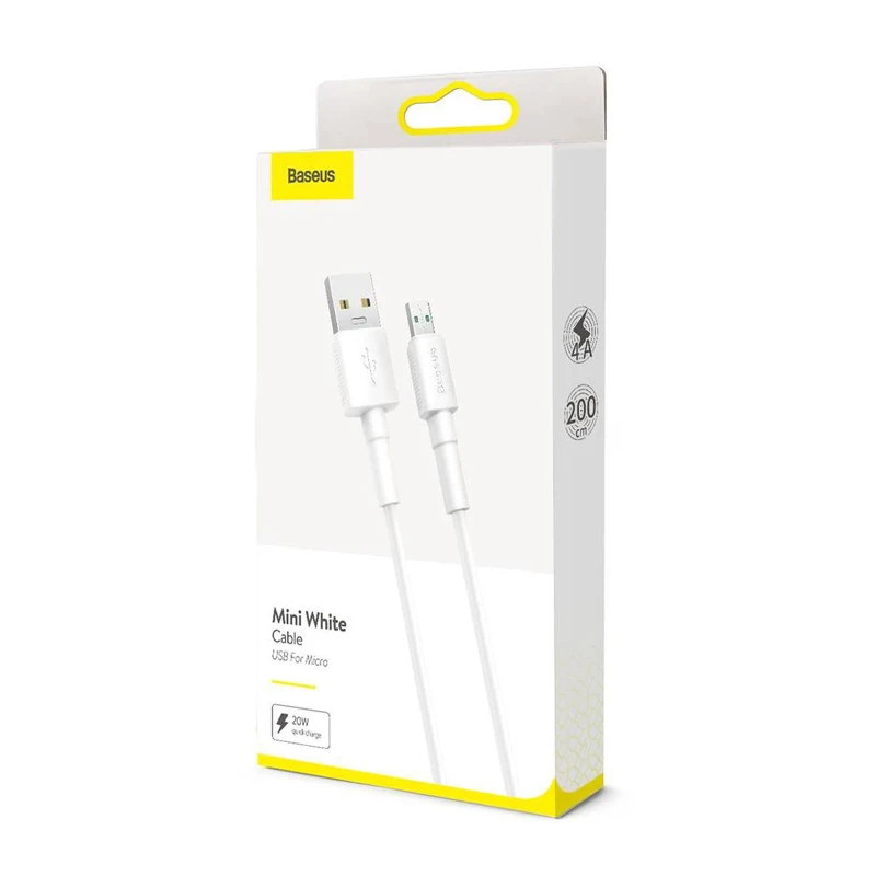 کابل میکرو یو اس بی Baseus CAMSW-E02 4A 2m