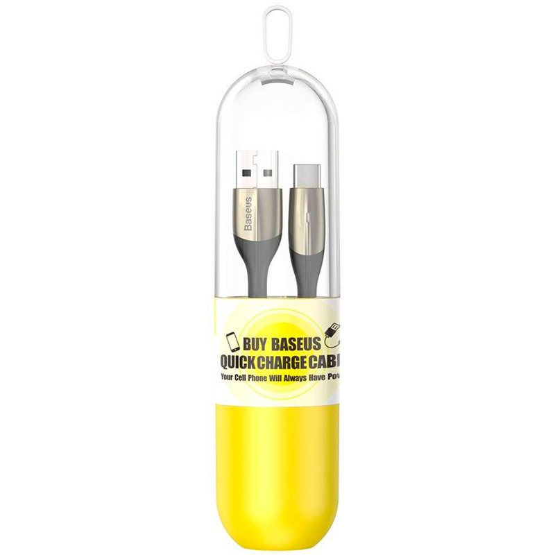 کابل تایپ سی فست شارژ Baseus Horizontal TZCATSP-A01 3A 1m