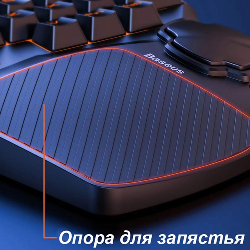 کیبورد گیمینگ باسئوس GAMO One-Handed GMGK01-01