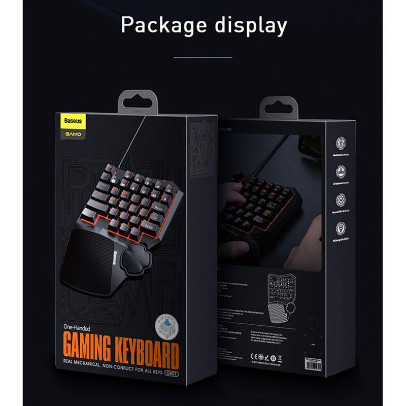 کیبورد گیمینگ باسئوس GAMO One-Handed GMGK01-01