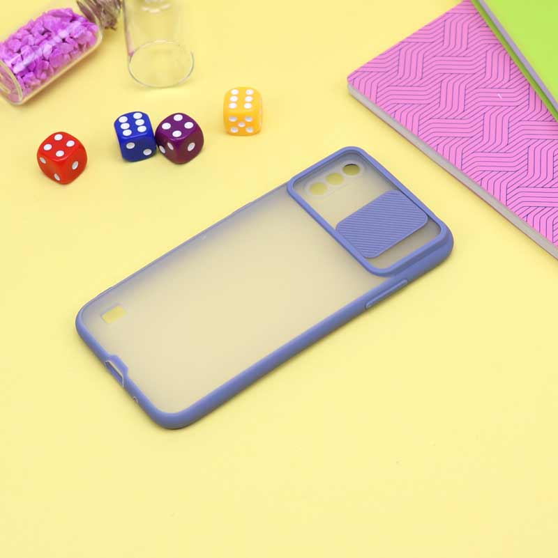 قاب PC مات محافظ لنز دار کشویی Samsung A01