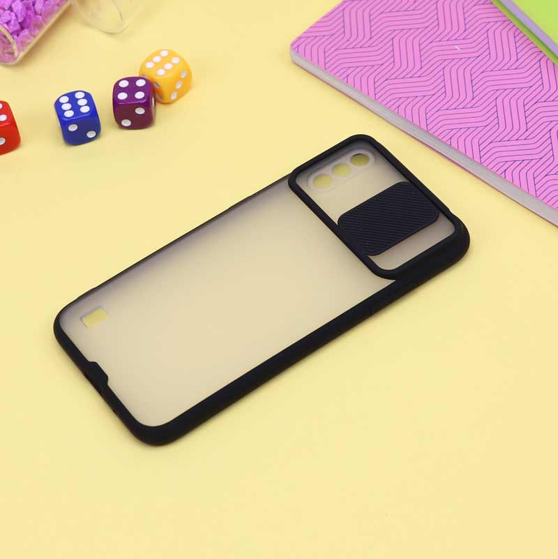 قاب PC مات محافظ لنز دار کشویی Samsung A01