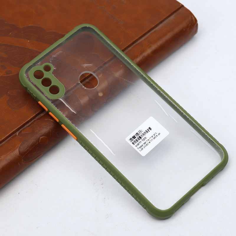 قاب PC شفاف محافظ لنز دار Samsung A11