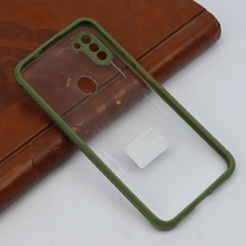 قاب PC شفاف محافظ لنز دار Samsung A11