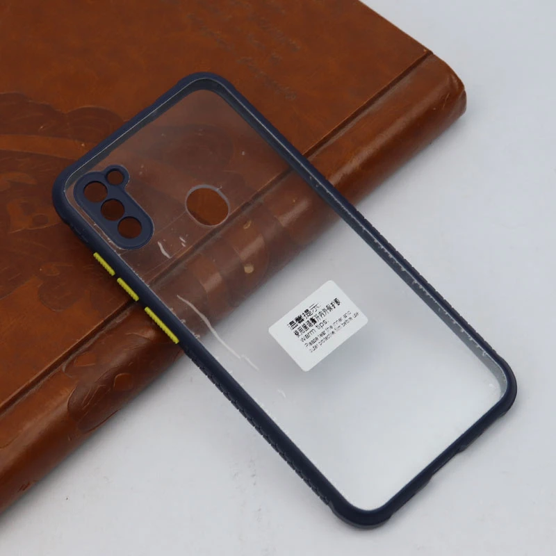 قاب PC شفاف محافظ لنز دار Samsung A11