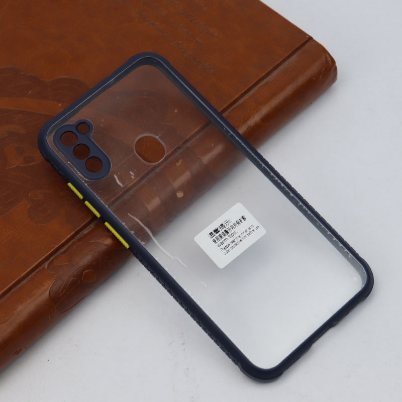 قاب PC شفاف محافظ لنز دار Samsung A11