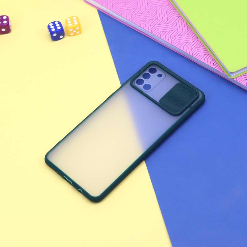 قاب PC مات محافظ لنز دار کشویی Samsung A31