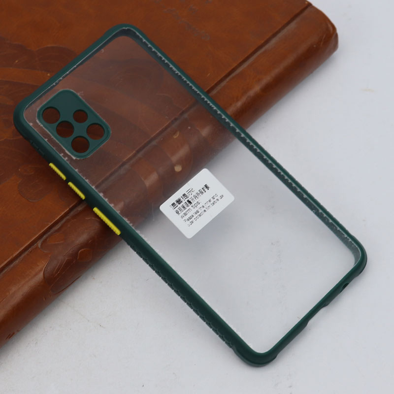 قاب PC شفاف محافظ لنز دار Samsung A51
