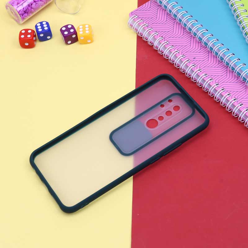 قاب PC مات محافظ لنز دار کشویی Xiaomi Redmi 9