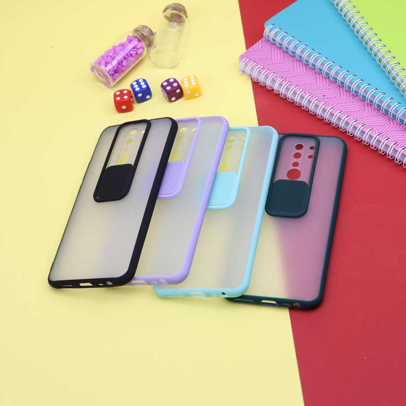 قاب PC مات محافظ لنز دار کشویی Xiaomi Redmi 9