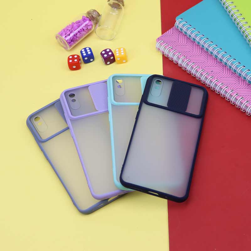 قاب PC مات محافظ لنز دار کشویی Xiaomi Redmi 9A