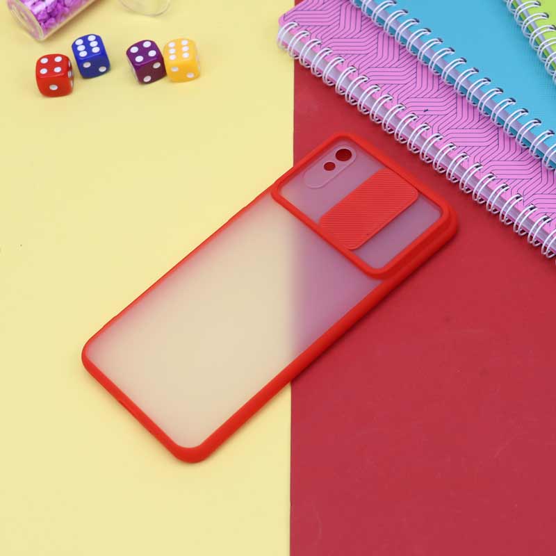 قاب PC مات محافظ لنز دار کشویی Xiaomi Redmi 9A
