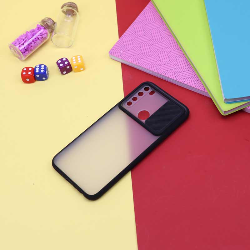 قاب PC مات محافظ لنز دار کشویی Xiaomi Redmi Note 8