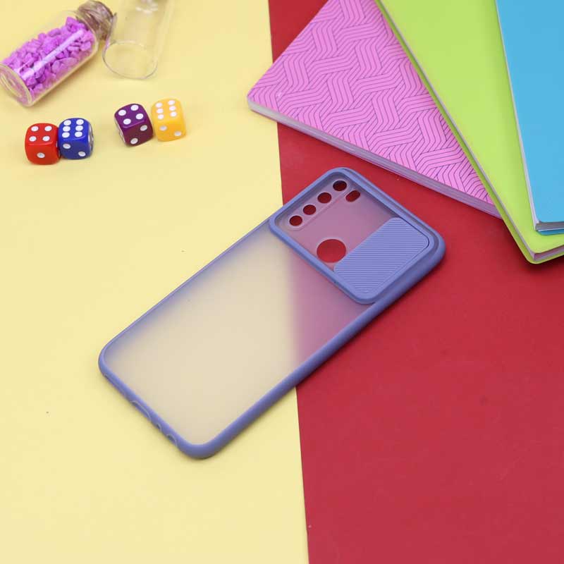 قاب PC مات محافظ لنز دار کشویی Xiaomi Redmi Note 8