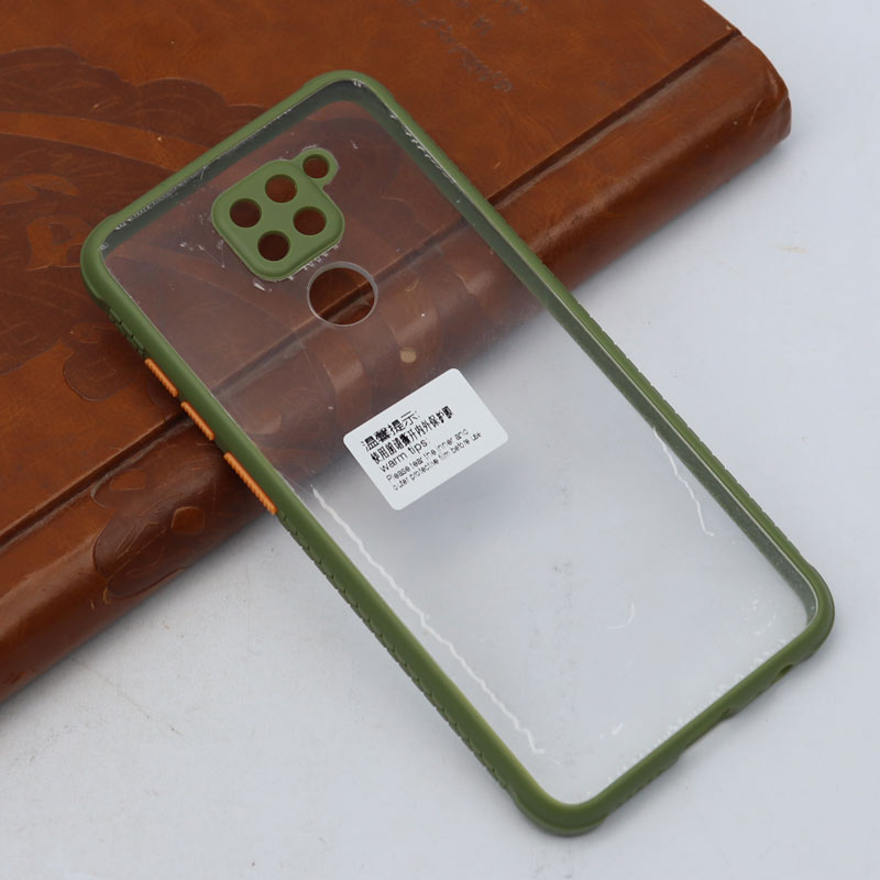 قاب PC شفاف محافظ لنز دار Xiaomi Redmi Note 9