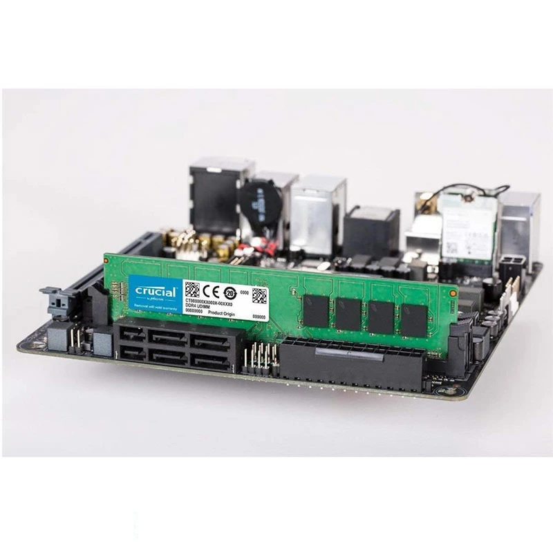 رم کامپیوتر کروشیال U-DIMM DDR4 8GB Single 2666MHz CL19