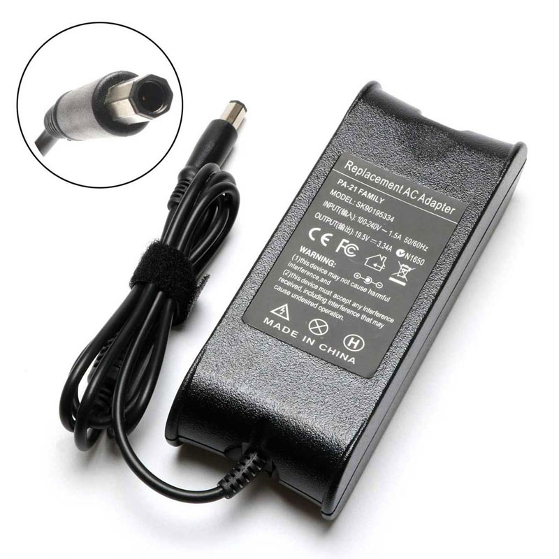 کابل تعمیری شارژر لپ تاپ DELL سوکت هشت ضلعی