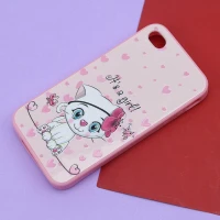قاب فانتزی برجسته صورتی طرح کارتونی آیفون iPhone 4/4s