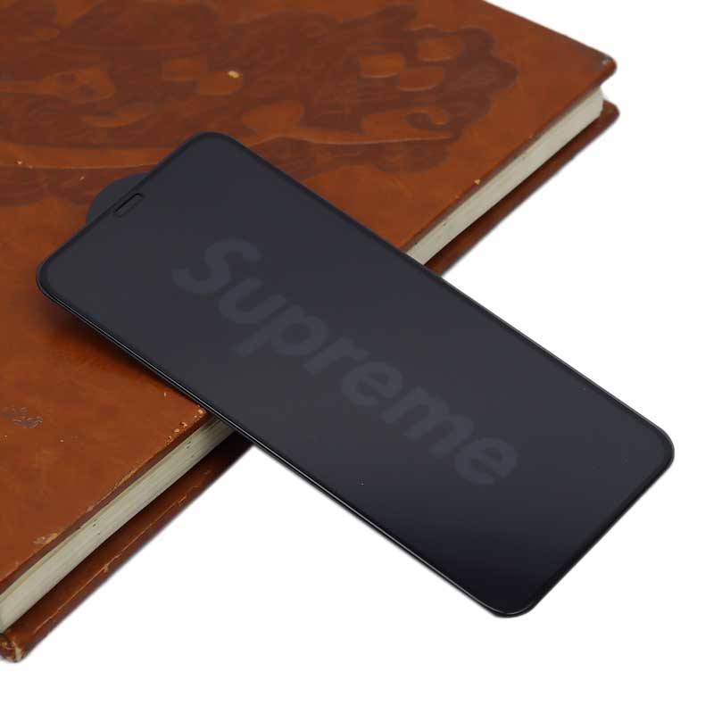 گلس طرحدار آیفون iPhone XS Max مشکی
