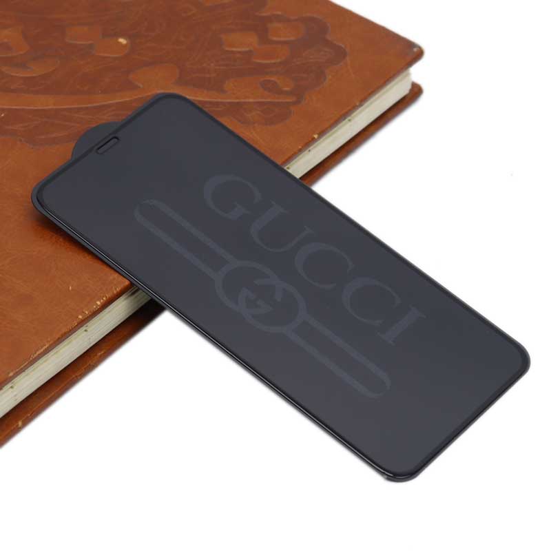 گلس طرحدار آیفون iPhone XS Max مشکی