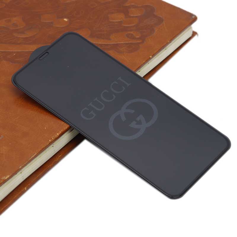 گلس طرحدار آیفون iPhone XS Max مشکی