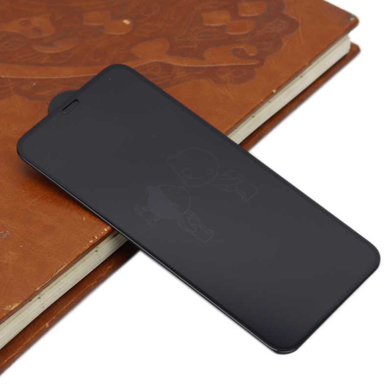 گلس طرحدار آیفون iPhone XS Max مشکی