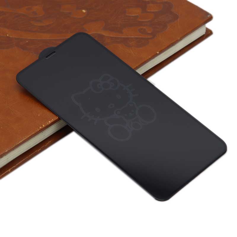 گلس طرحدار آیفون iPhone XS Max مشکی