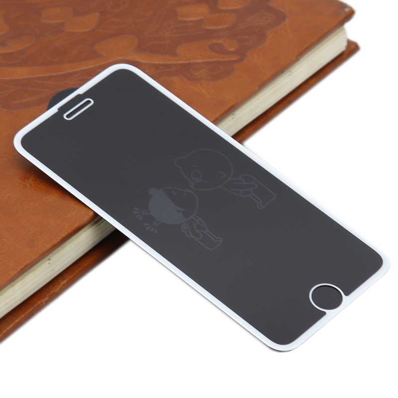 گلس طرحدار آیفون iPhone 6/6s سفید