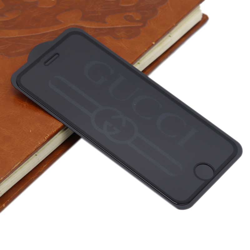 گلس طرحدار آیفون iPhone 6/6s مشکی