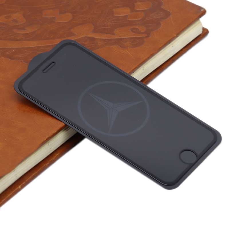 گلس طرحدار آیفون iPhone 6/6s مشکی