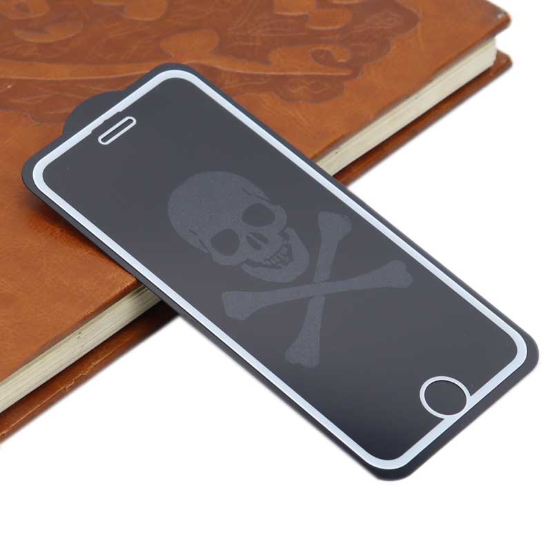 گلس طرحدار آیفون iPhone 6/6s سفید