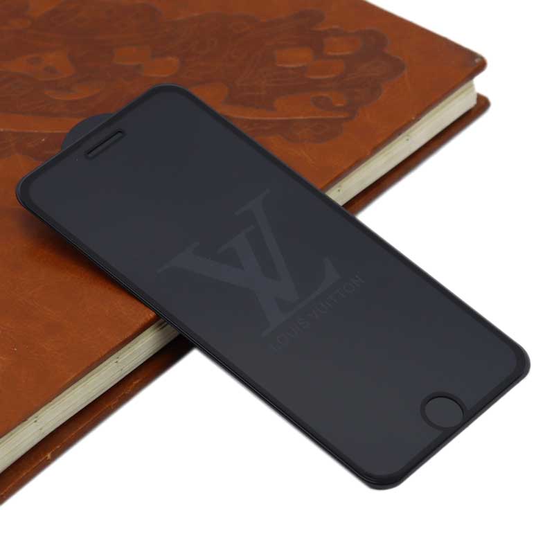 گلس طرحدار آیفون iPhone 6 Plus/6s Plus مشکی