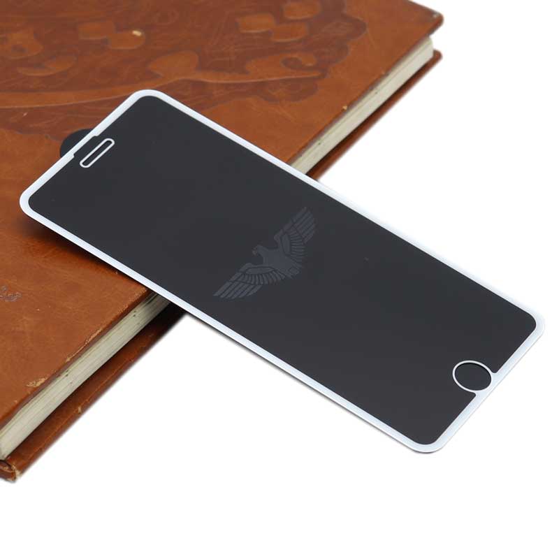 گلس طرحدار آیفون iPhone 6 Plus/6s Plus سفید