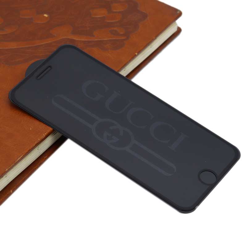 گلس طرحدار آیفون iPhone 6 Plus/6s Plus مشکی