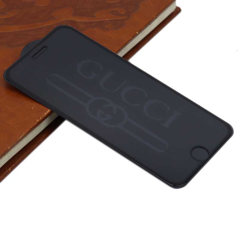 گلس طرحدار آیفون iPhone 7 Plus/8 Plus مشکی