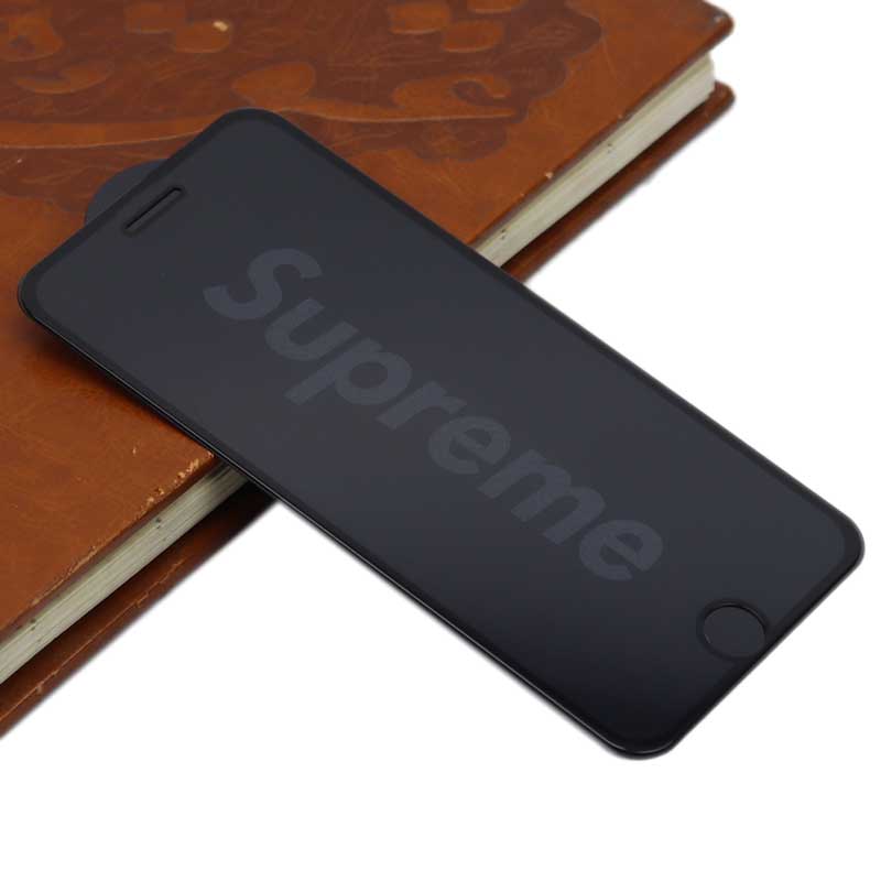 گلس طرحدار آیفون iPhone 7 Plus/8 Plus مشکی