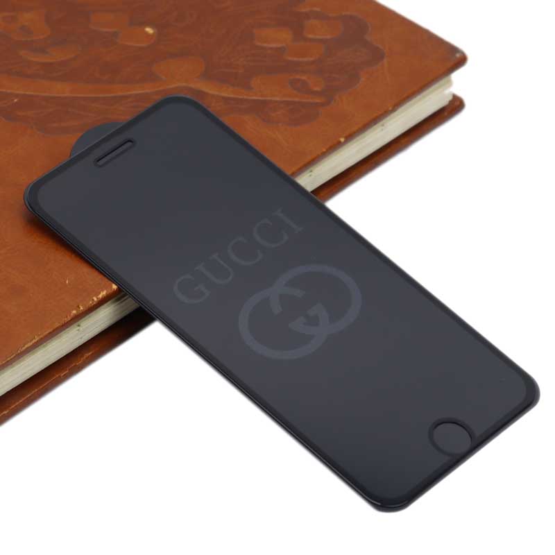 گلس طرحدار آیفون iPhone 7 Plus/8 Plus مشکی