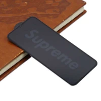 گلس طرحدار آیفون iPhone X/XS مشکی