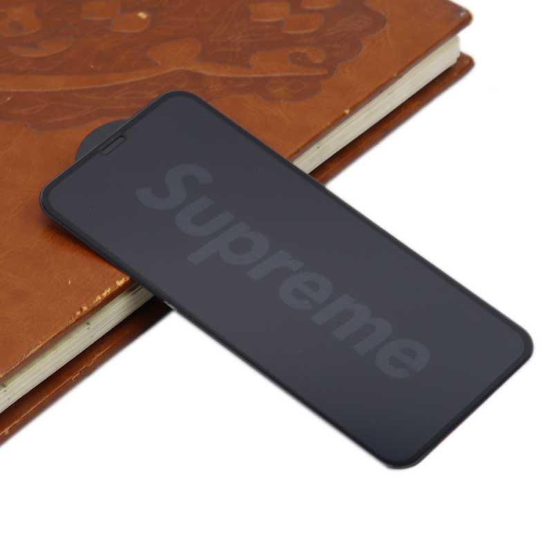گلس طرحدار آیفون iPhone X/XS مشکی