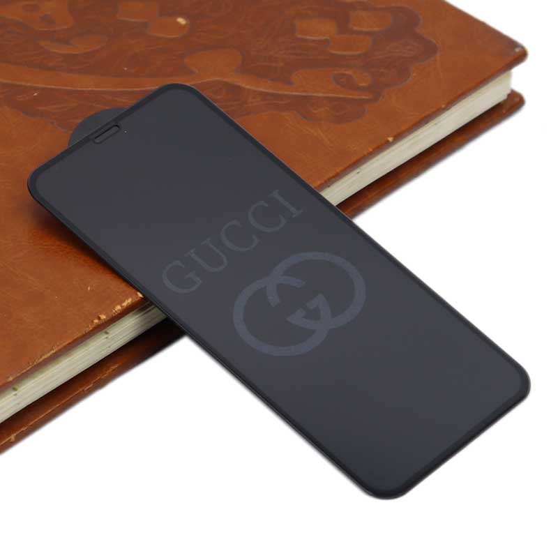گلس طرحدار آیفون iPhone X/XS مشکی