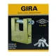 قفل کتابی آپارتمانی گیرا Gira 70mm کد 009