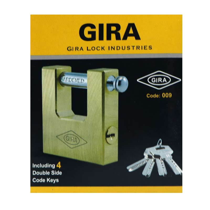 قفل کتابی آپارتمانی گیرا Gira 70mm کد 009