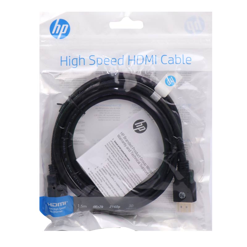 کابل HP HDMI 4K 1.5m