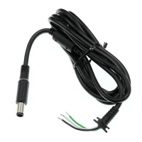 کابل تعمیری شارژر لپ تاپ HP سوکت گرد چراغدار