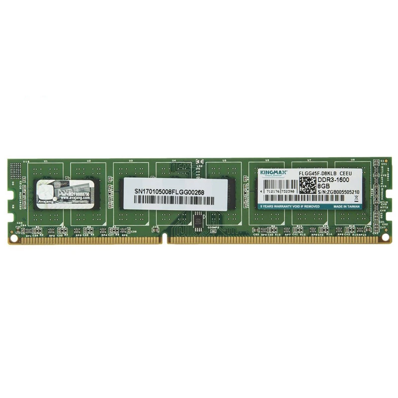 رم کامپیوتر Kingmax DDR3 8GB 1600MHz CL11 Single